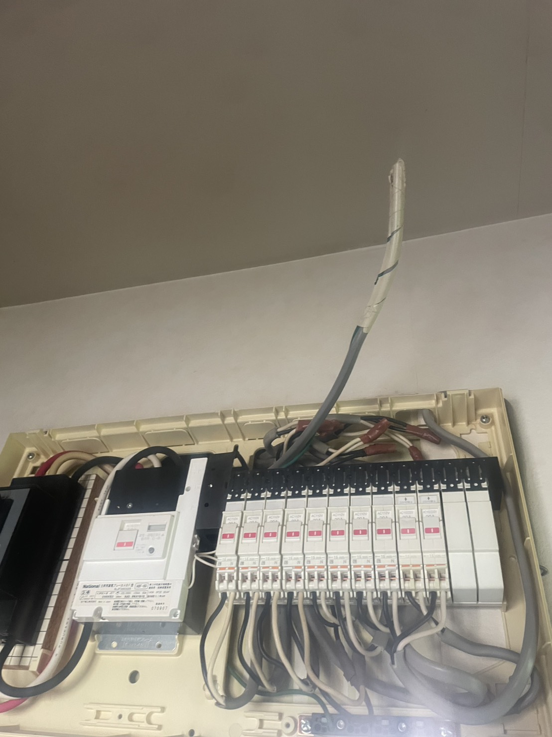 浴室乾燥暖房機専用配線画像